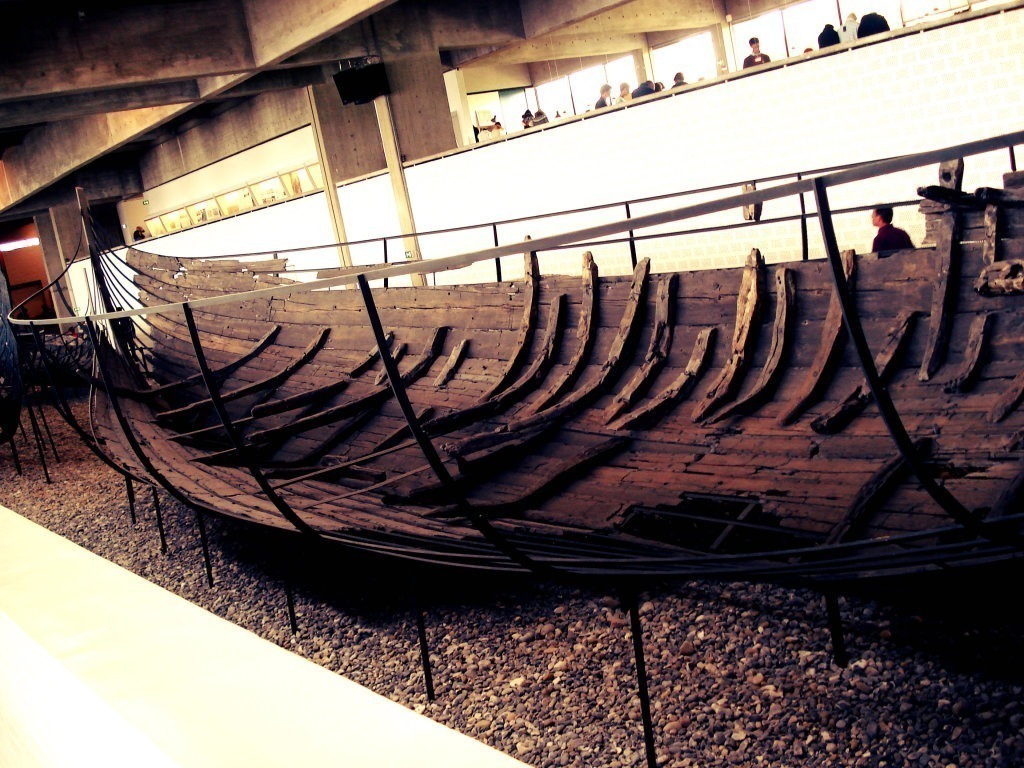 museu de barcos vikings de Roskilde