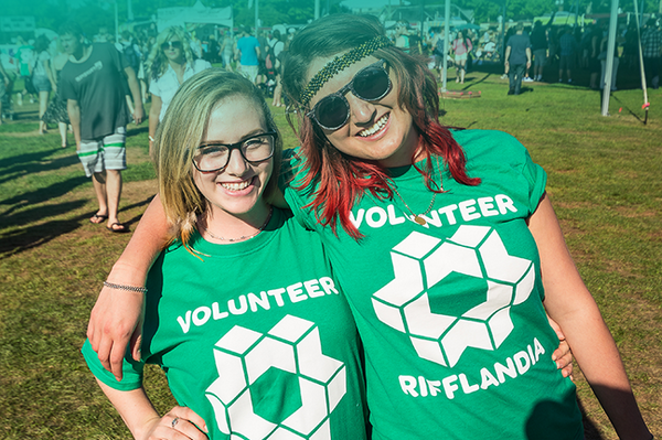 ser voluntario em festival