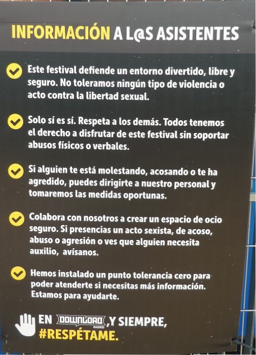 estrutura do download festival madrid