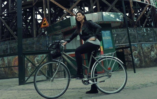 Passeio de bike no bakken