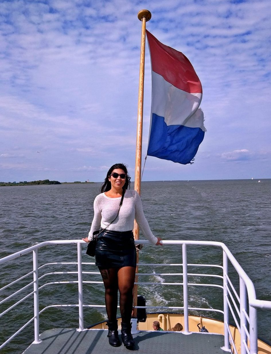 passeio de trem e barco em hoorn