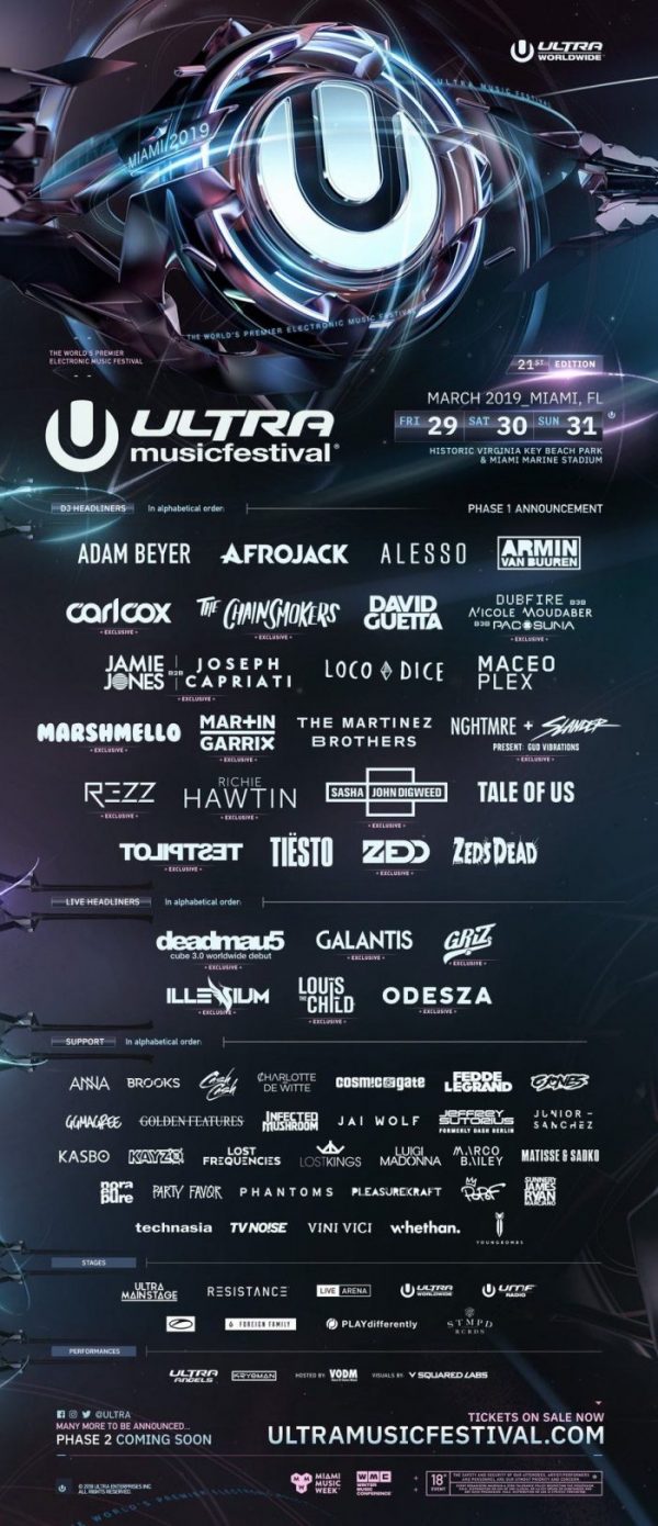 lineups de festivais em 2019