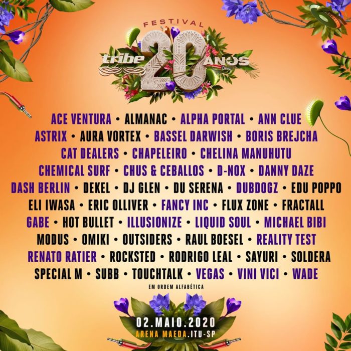 lineup tribe 2020