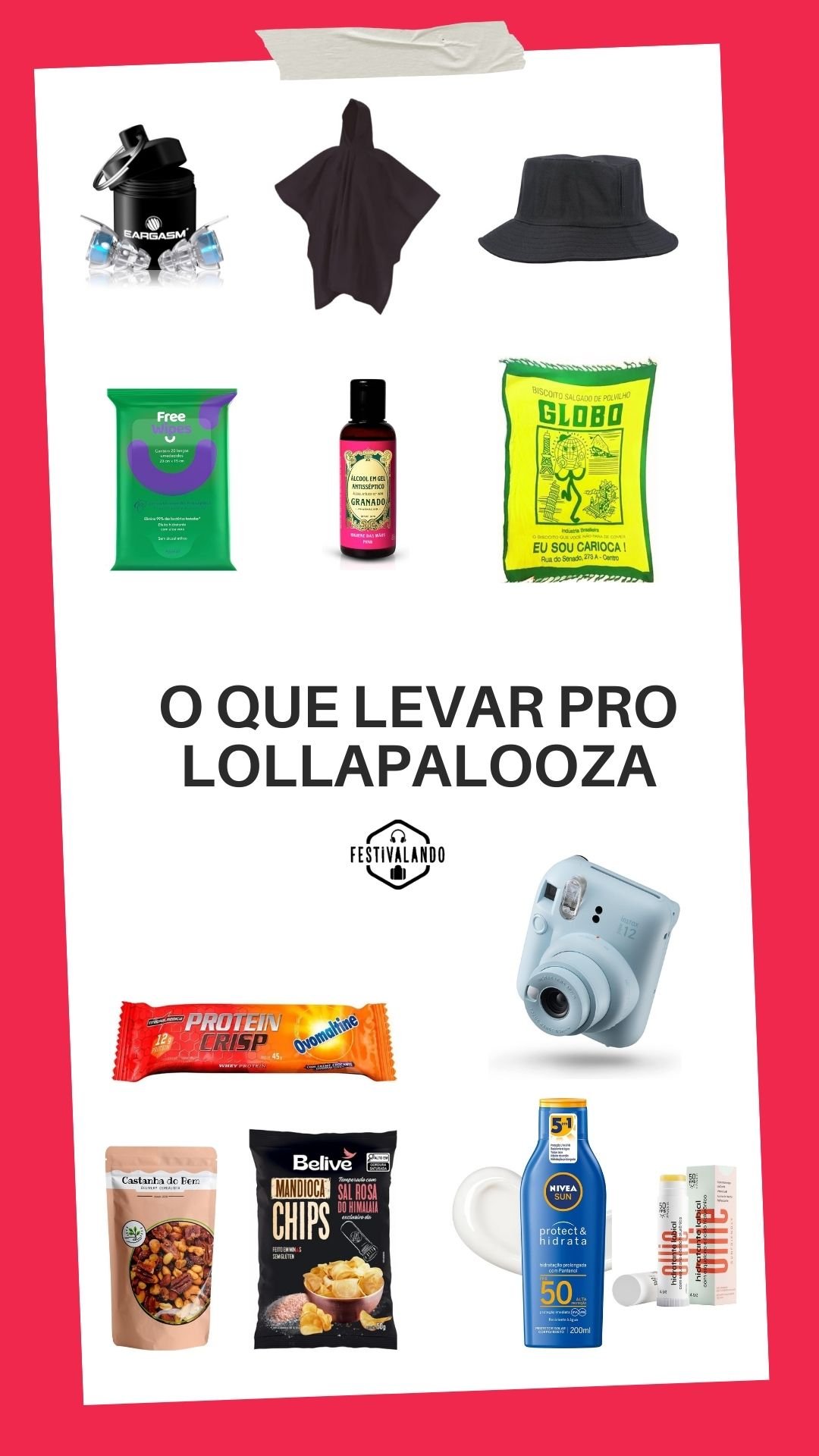 o que levar pro lollapalooza brasil