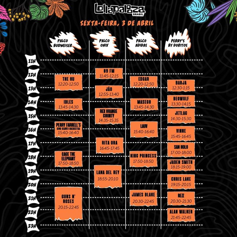 horários do lolla 2020