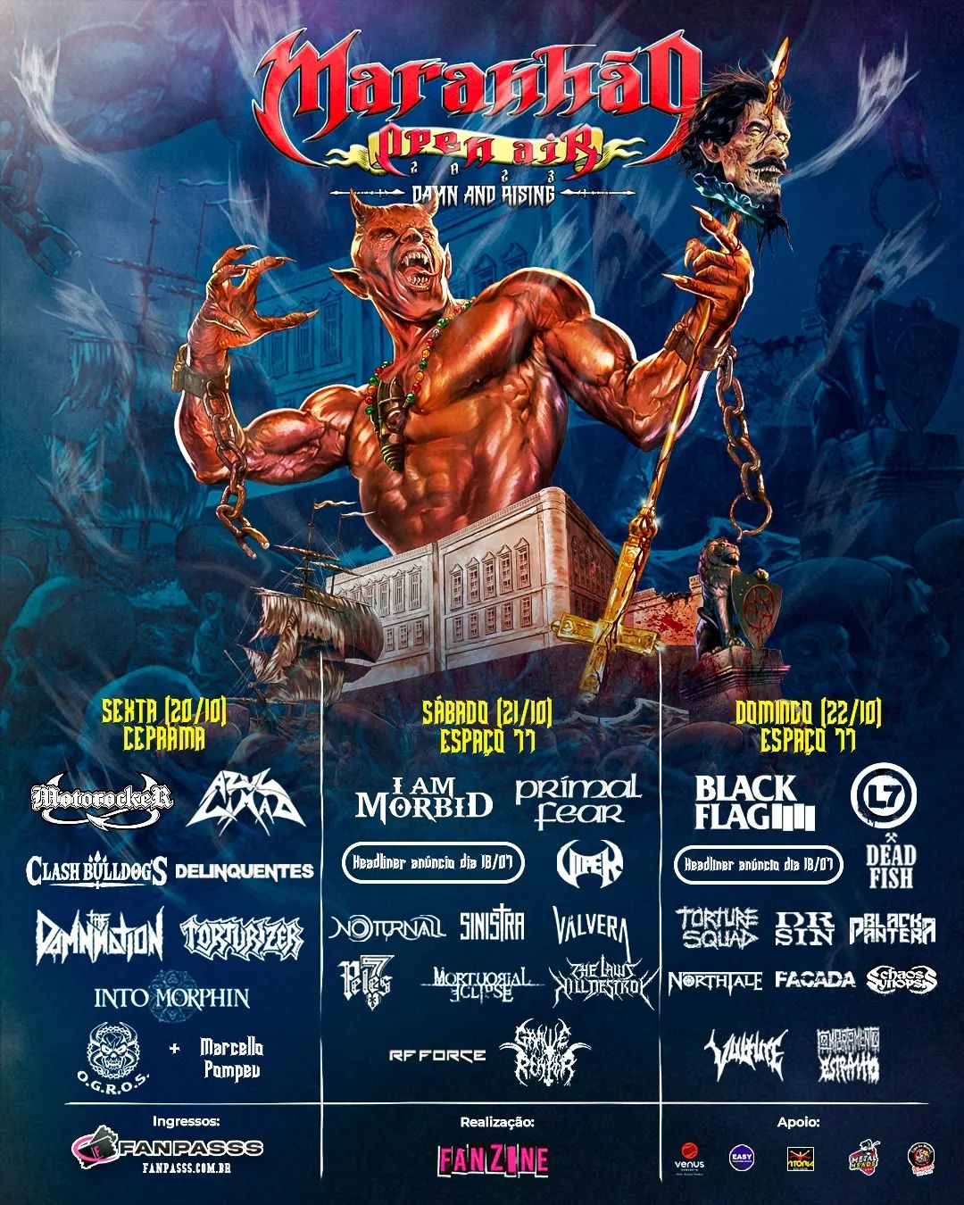 line up maranhão open air