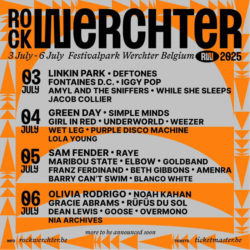 rock werchter 2025