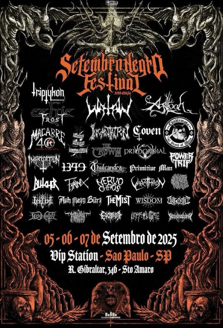 line up setembro negro 2025