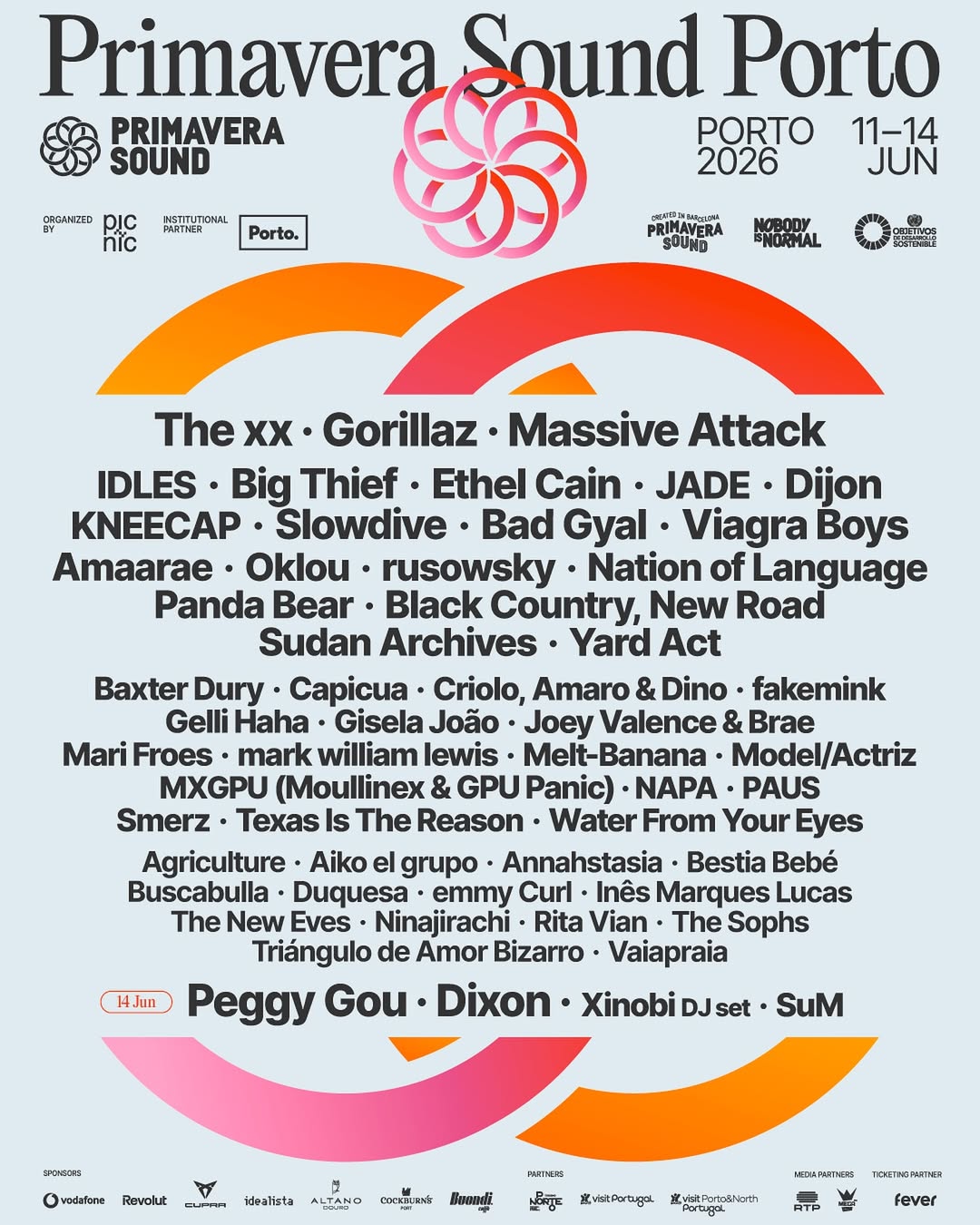 line up primavera sound porto