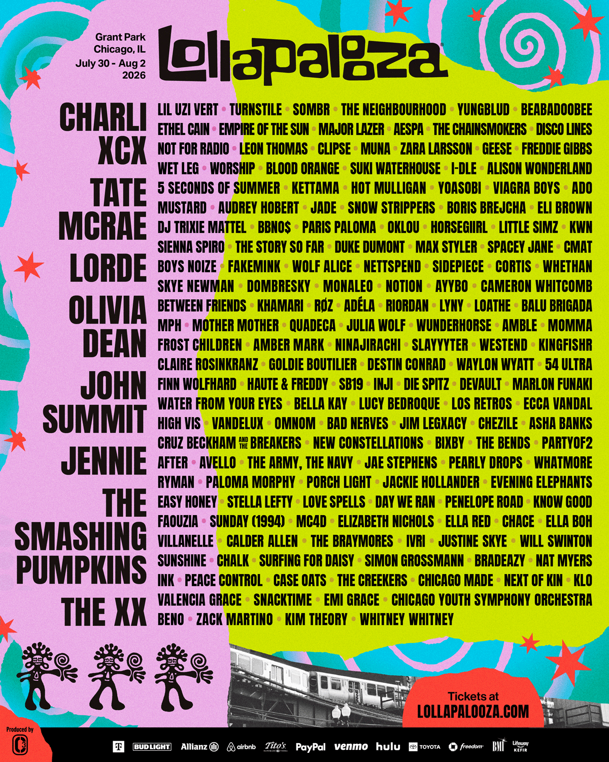 lollapalooza chicago 2026