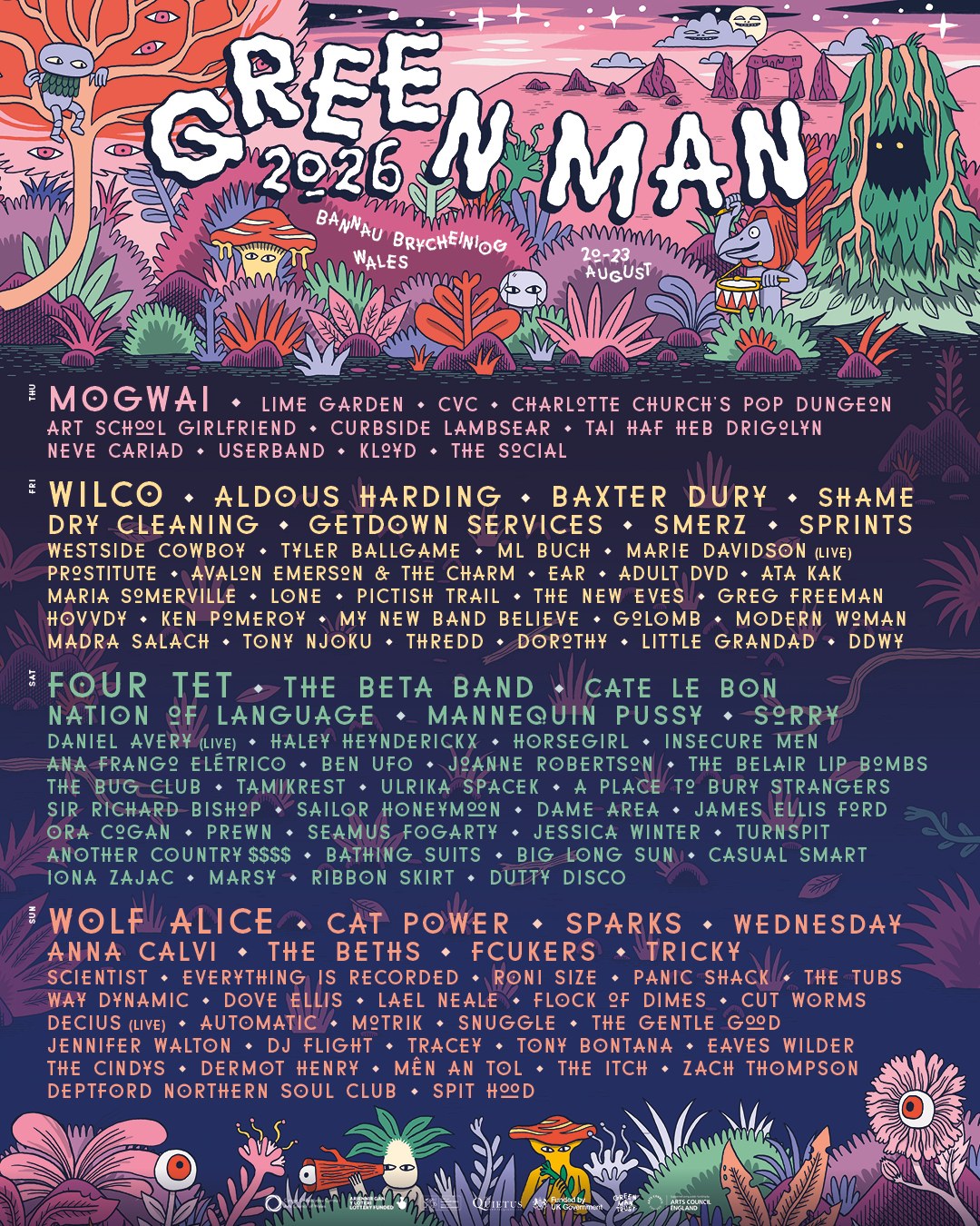 green man festival 2026