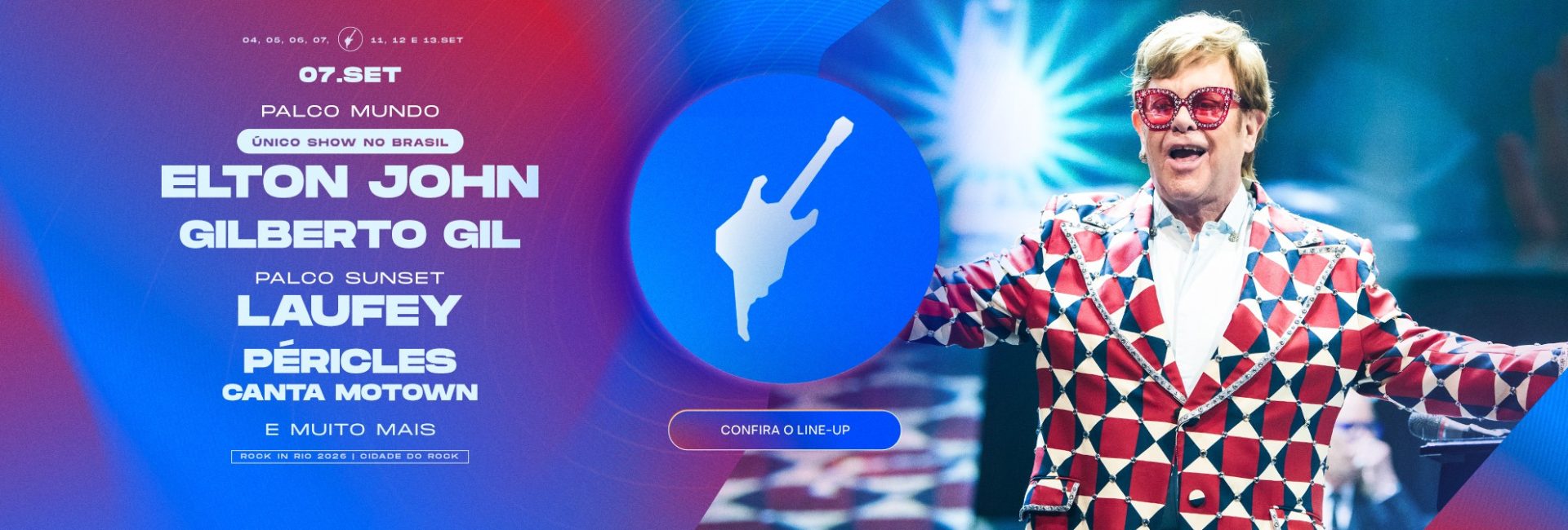 horários rock in rio 2026 7 de setembro elton john
