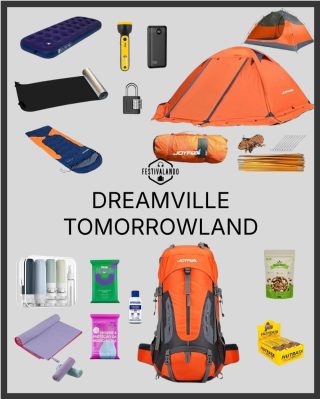o que levar para a dreamville o acampamento do tomorrowland
